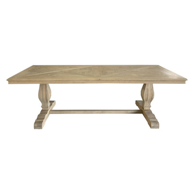 Salon Dining Table Parquetry Weathered Oak 240cm