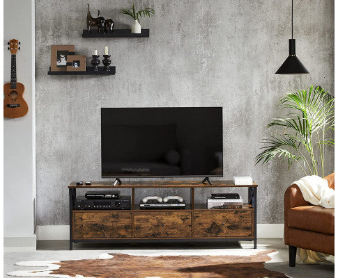 Modern Wooden TV Cabinet Holds TVs