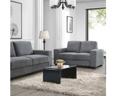 Brooks 2 Seater Fabric Sofa Elephant Grey