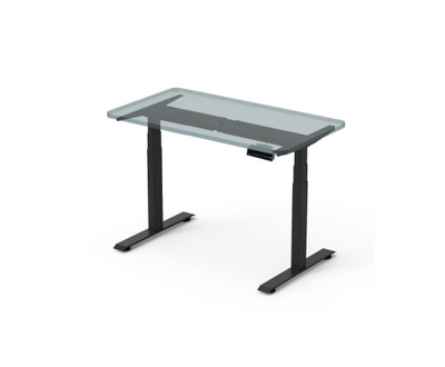 EKKIO Adjustable Desk Riser Frame - Two Leg Stand (Black) EK-DRF-100-NT