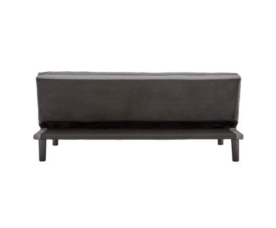 Sarantino 3 Seater Modular Faux Linen Fabric Sofa Bed Couch -Dark Grey