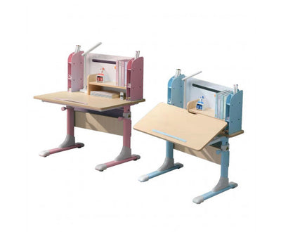 80cm Height Adjustable Children Kids Ergonomic Study Desk Only Blue