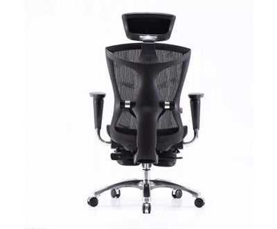 Sihoo Ergonomic Office Chair V1 4D Adjustable High-Back Breathable With Footrest And Lumbar Support Black