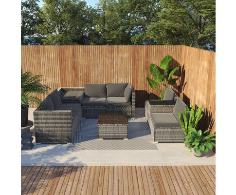 9-Piece Outdoor Setting