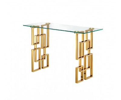 Royale Gold Console Table