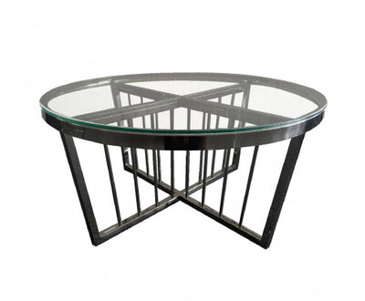 Serena Coffee Table - CLEARTOP - 95cm Black
