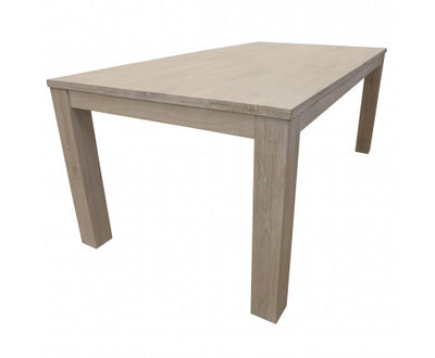 Foxglove Dining Table 225cm Solid Mt Ash Wood Home Dinner Furniture - White