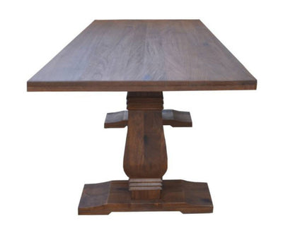Florence High Dining Table 200cm French Provincial Pedestal Solid Timber Wood
