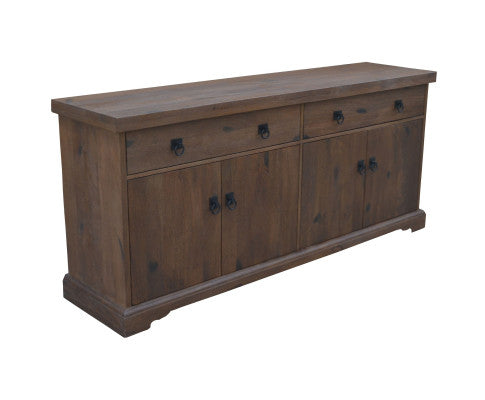 Florence Buffet Table 180cm 2 Door 4 Drawer Solid Mango Timber Wood
