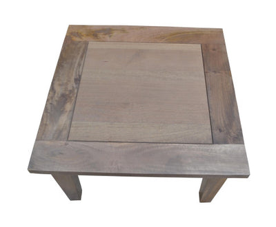 Aksa Lamp Table 60cm Solid Mango Wood Coffee Side Sofa End Desk