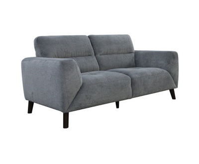 Monarch 2 Seater Sofa Fabric Uplholstered Lounge Couch - Charcoal