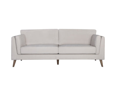 Nooa 3 Seater Sofa Fabric Uplholstered Lounge Couch - Stone
