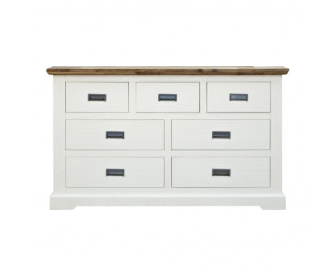Orville Dresser 7 Chest of Drawers Solid Wood Storage Cabinet - Multi Color