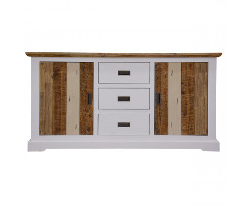 Orville Buffet Table 166cm 2 Door 3 Drawer Solid Acacia Timber Wood -Multi Color