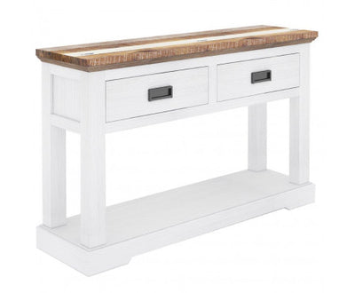 Orville Console Hallway Entry Table 125cm Solid Acacia Timber Wood - Multi Color