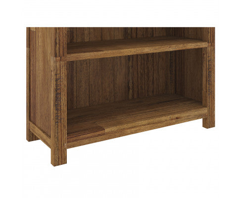 Birdsville Bookshelf Bookcase Display Unit Solid Mt Ash Timber Wood - Brown