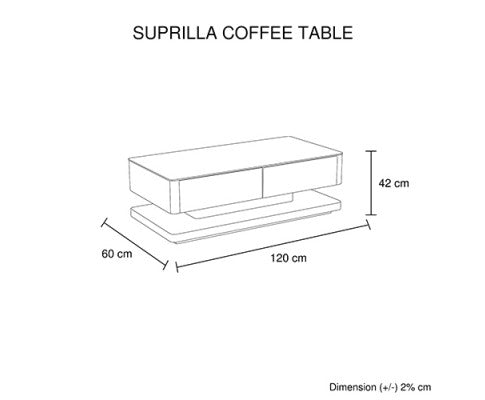Suprilla Coffee Table Black Colour