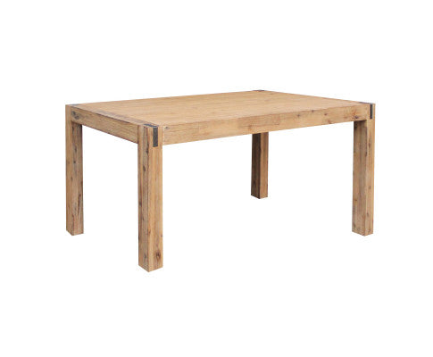 Dining Table 180cm Medium Size with Solid Acacia Wooden Base in Oak Colour