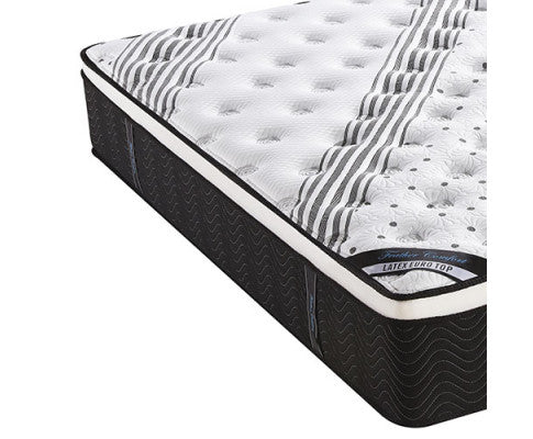 Mattress Euro Top Queen Size Pocket Spring Coil with Knitted Fabric Medium Firm 33cm Thick