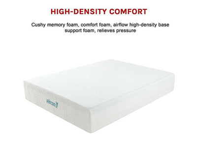 Palermo Queen Mattress 30cm Memory Foam Green Tea Infused CertiPUR Approved