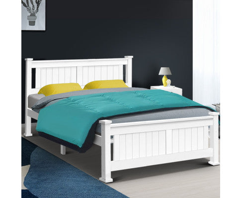 Queen Size Wooden Bed Frame Kids Adults Timber