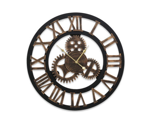 Wall Clock Modern Large 3D Vintage Luxury Clock Enduring Home Office Decor