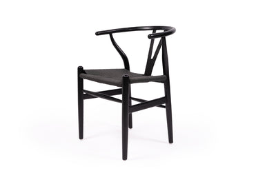 Cross Over Designer Replica Chair - Black on Black