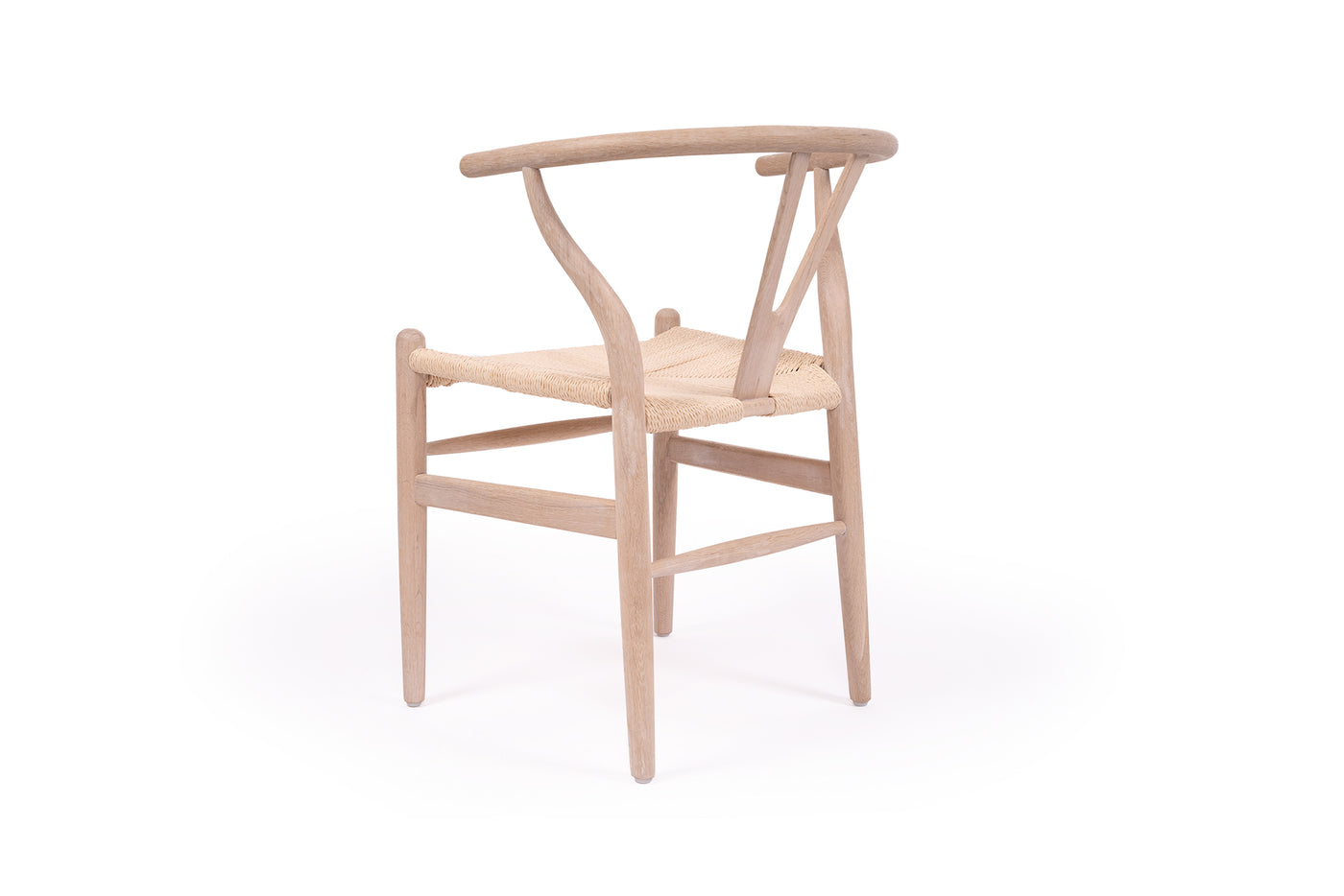 Cross Over Designer Replica Chair - White Coastal Oak