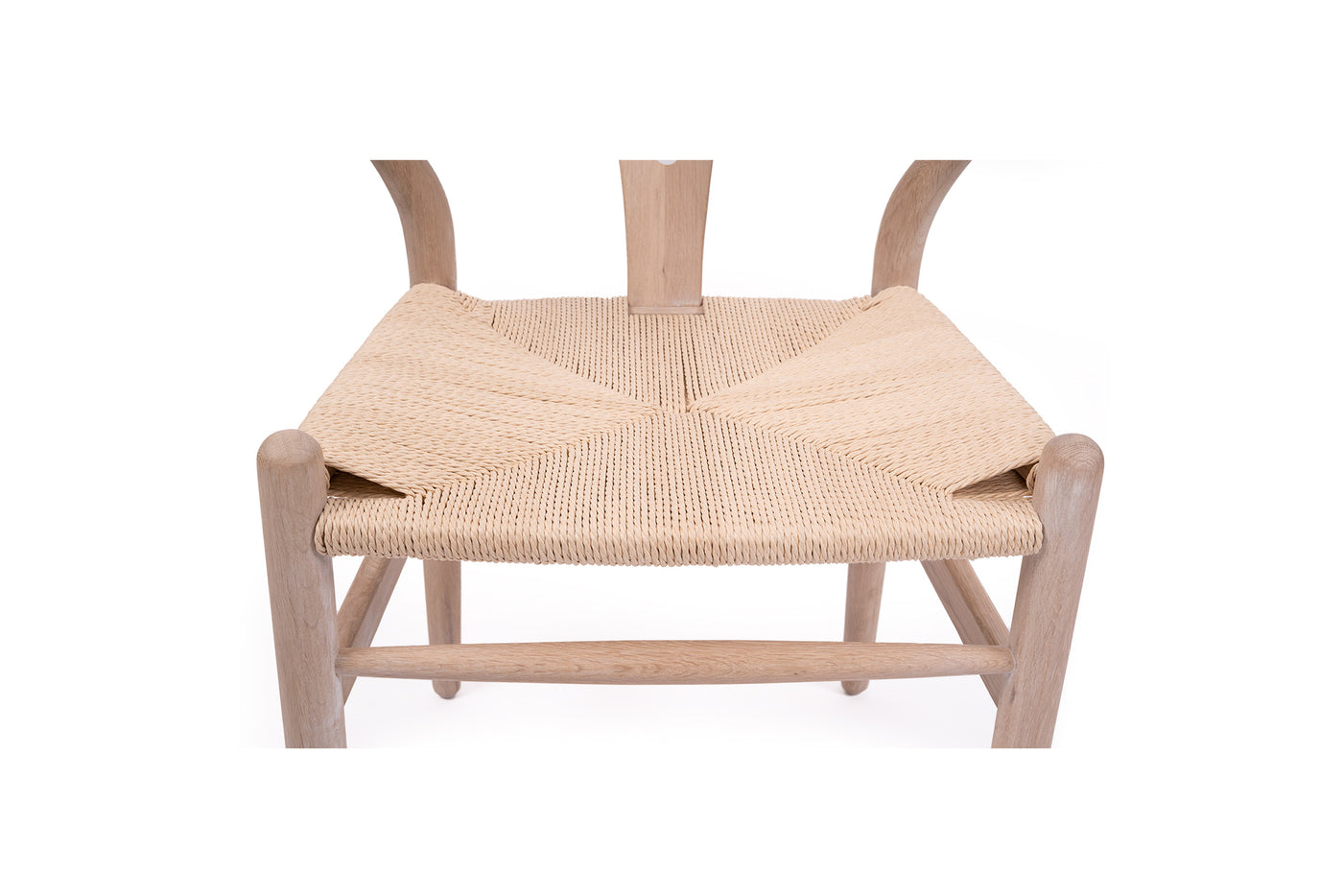 Cross Over Designer Replica Chair - White Coastal Oak