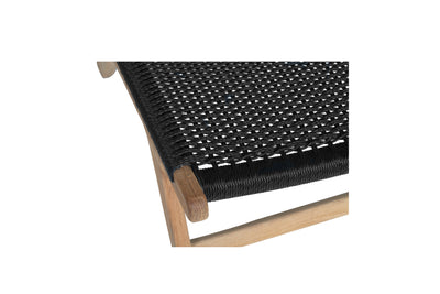 Zen Accent Chair - Black (Close Weave)