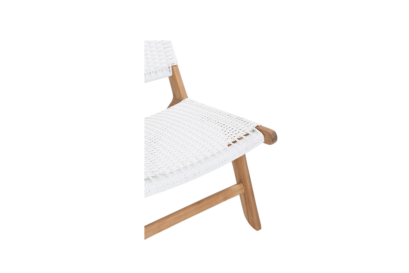 Zen Accent Chair - White (Close Weave)
