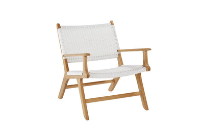 Zen Accent Arm Chair - White (Close Weave)