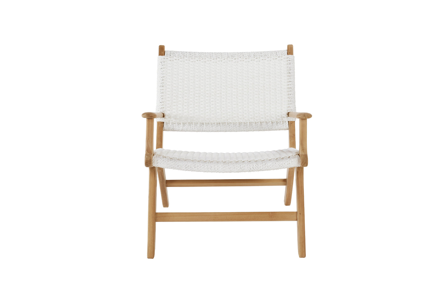 Zen Accent Arm Chair - White (Close Weave)
