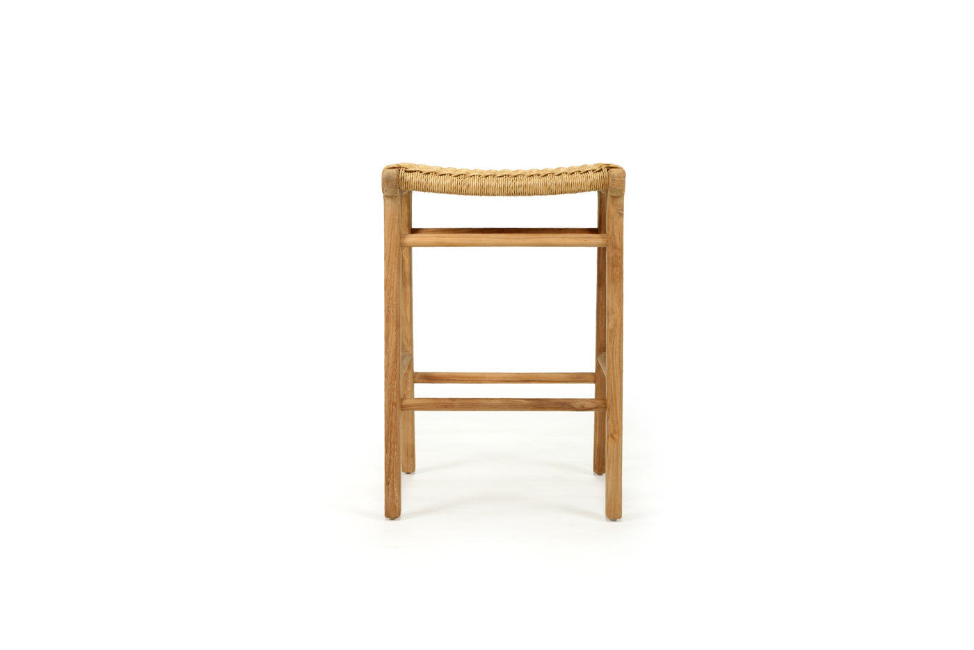 Zen Backless Counter Stool - Sand (Close Weave)