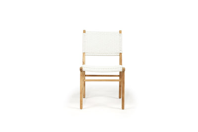 Zen Dining Chair - White (Close Weave)