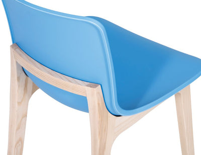Ara Chair - Natural - Blue Shell