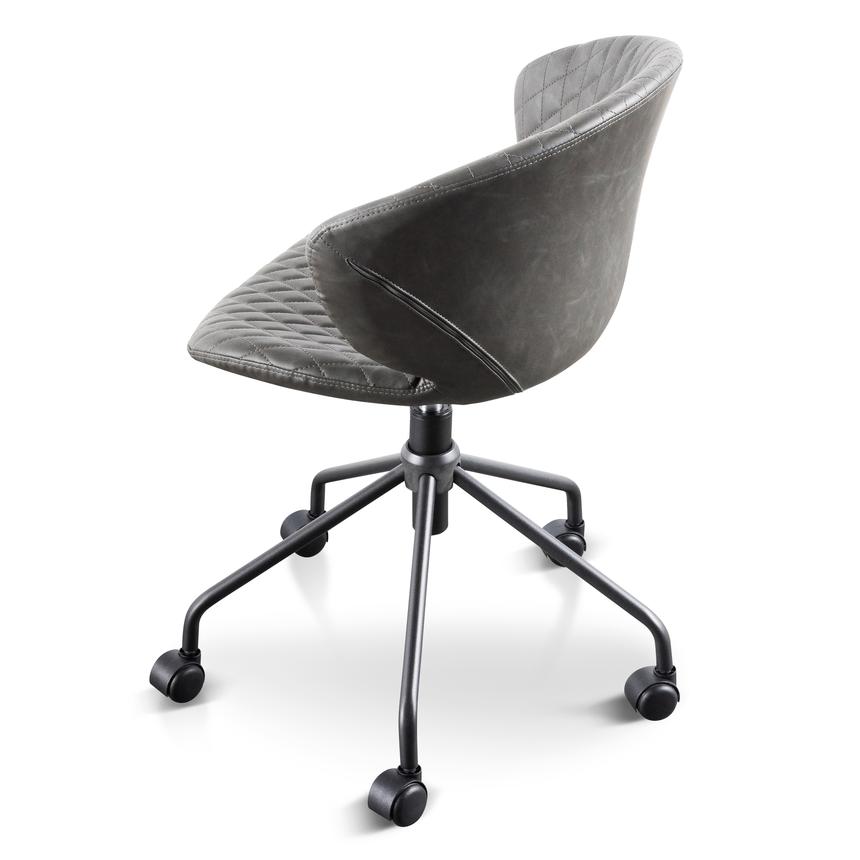 Office Chair - Charcoal with Black Base