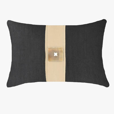 Outdoor Horn Button Lumber Cushion 35 x 53cm