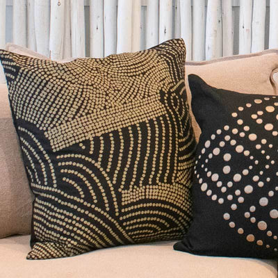 Dreamtime Dots Lounge Cushion 55x55 cm