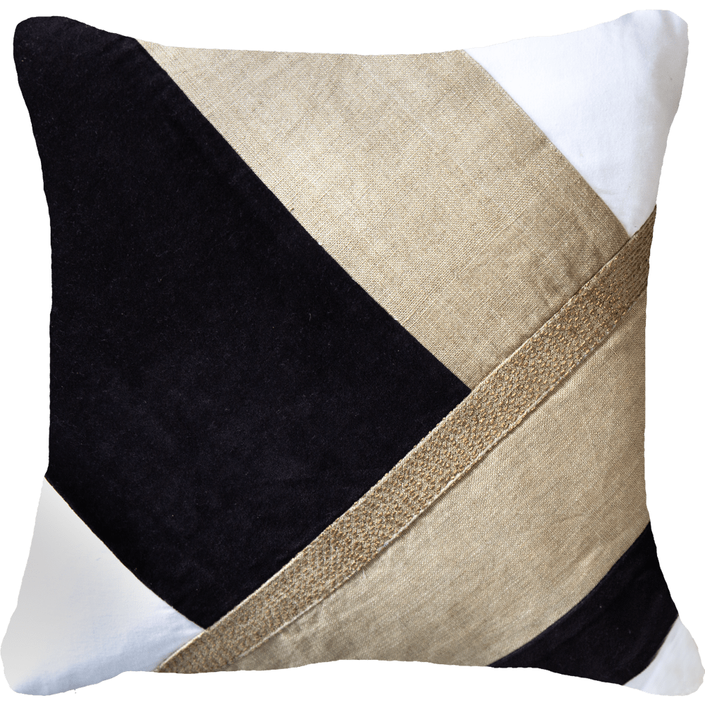 Linen Modern Stitch Lounge Cushion 55x55cm