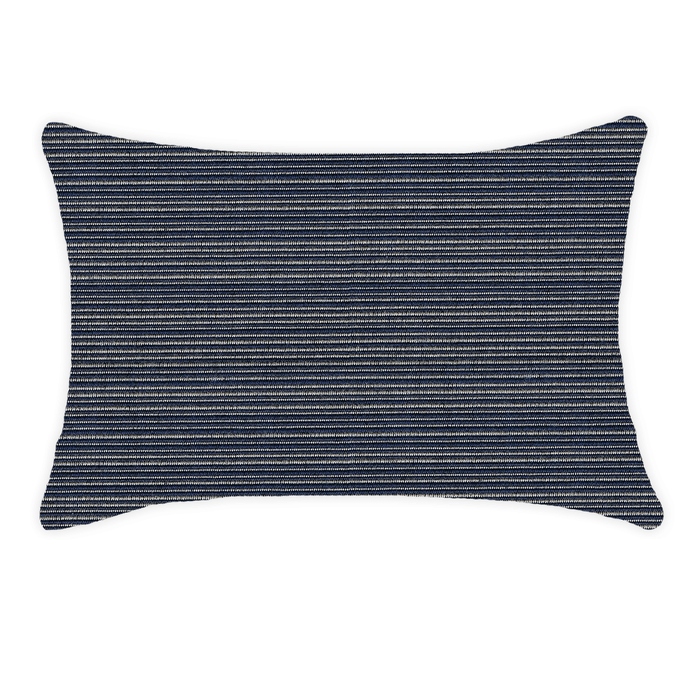 Outdoor Nautical Stripe Lumber Cushion 35 x 53 cm