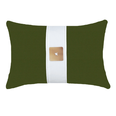 Outdoor Horn Button Lumber Cushion 35 x 53cm