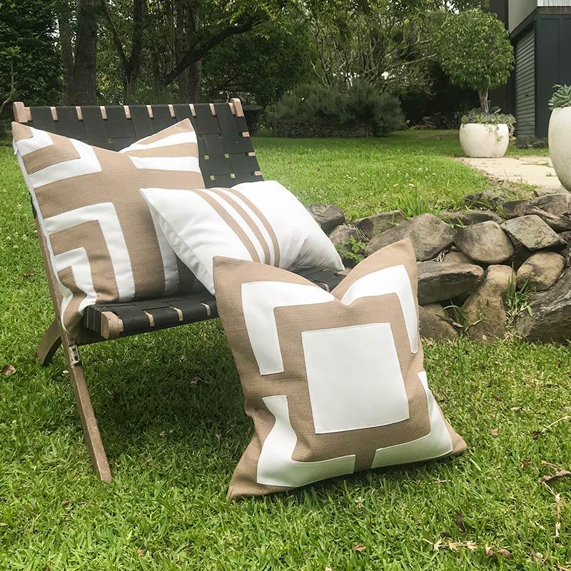 Outdoor Regent Cross Lounge Cushion 55 x 55cm