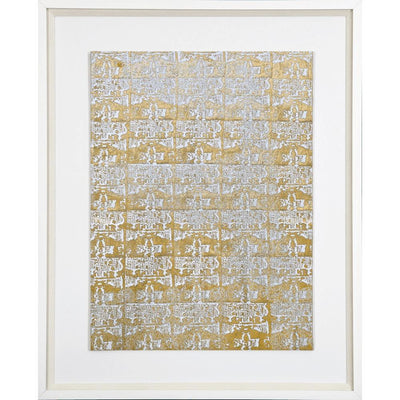 Ruins Gold/Silver Artwork 60 x 80 cm