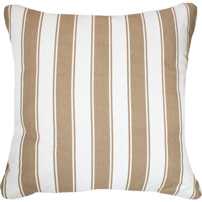 Ticking Stripe Rye Lounge Cushion 55 x 55cm