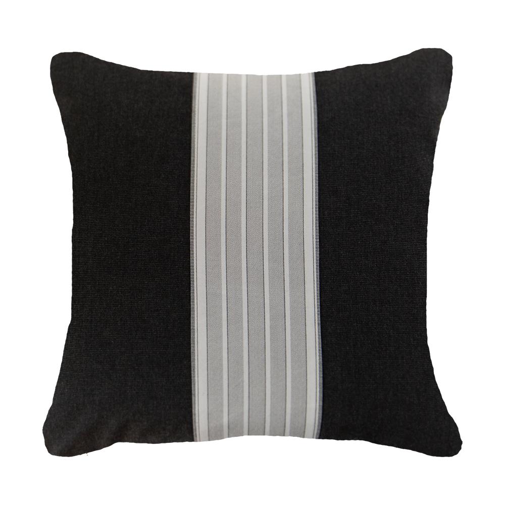 Outdoor Ticking Stripe Sash Medium Cushion 50 x 50cm