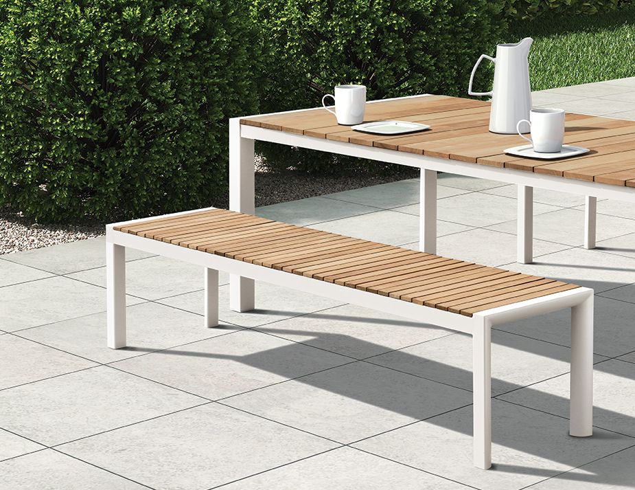 Vydel Table - Outdoor - 220cm x 100cm - White