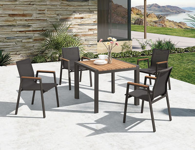 Vydel Table - Outdoor - 90cm x 90cm - Charcoal