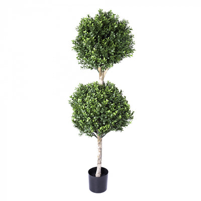 Artificial Boxwood Double Ball Tree 1.1m (re B35) - House of Isabella AU