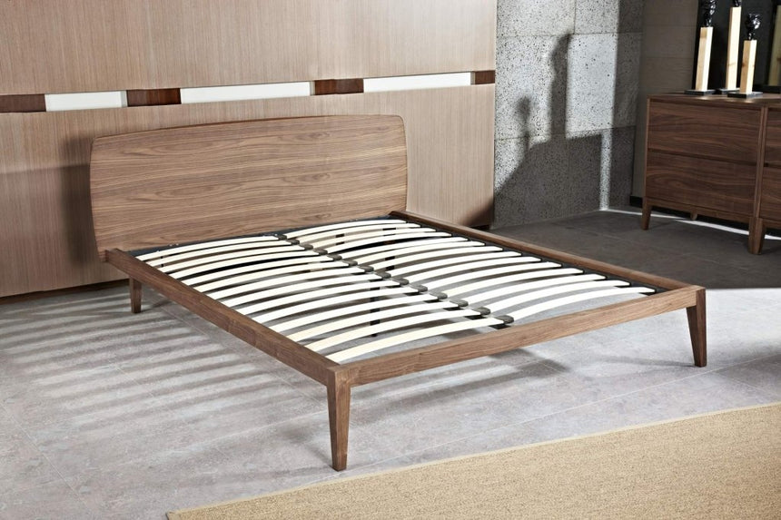 Queen Sized Bed Frame - Walnut